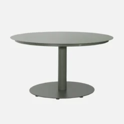 Set tavolo da giardino rotondo in alluminio con 6 sedie