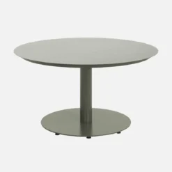 Set tavolo da giardino rotondo in altuminio con 6 sedie
