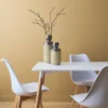sweeek Set tavolo e 4 sedie da pranzo scandinavo con gambe in legno, 120x80cm