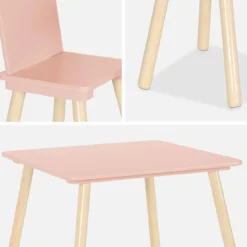 sweeek Set tavolo e 2 sedie per bambini