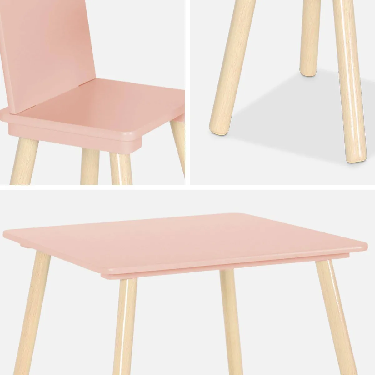 sweeek Set tavolo e 2 sedie per bambini