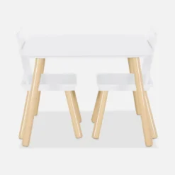 Set tavolo e 2 sedie per bambini