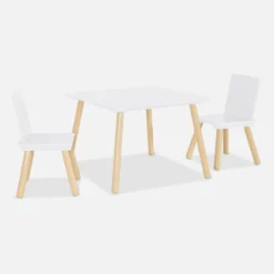 Set tavolo e 2 sedie per bambini