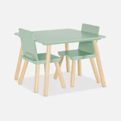 Set tavolo e 2 sedie per bambini