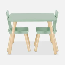 Set tavolo e 2 sedie per bambini