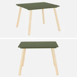 Set tavolo e 2 sedie per bambini