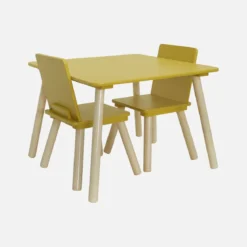 Set tavolo e 2 sedie per bambini