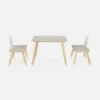 sweeek Set tavolo e 2 sedie per bambini