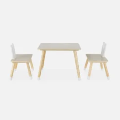 sweeek Set tavolo e 2 sedie per bambini