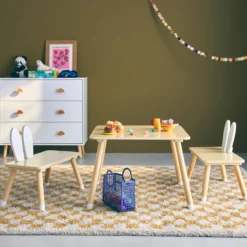 sweeek Set tavolo e 2 sedie per bambini