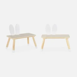 sweeek Set tavolo e 2 sedie per bambini