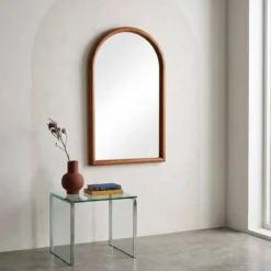 Specchio arco legno di pino