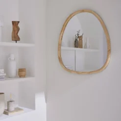 sweeek Specchio in legno di abete, 75cm