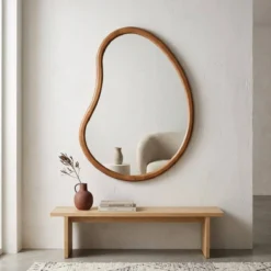 sweeek Specchio in legno di abete, 85cm
