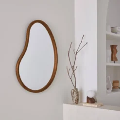 sweeek Specchio in legno di abete, 85cm