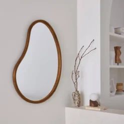 sweeek Specchio in legno di abete, 95cm