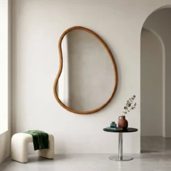 sweeek Specchio in legno di abete, 95cm