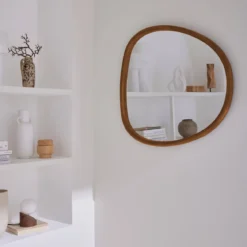 Specchio in legno di abete, 75cm