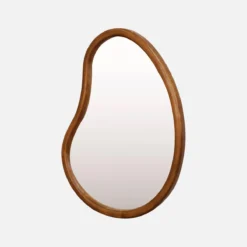 sweeek Specchio organico in legno di abete, 65cm