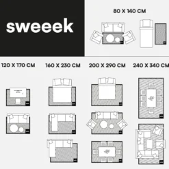 Tappeto da interno a righe ocra e bianco