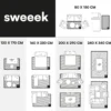 sweeek Tappeto da interno con piccoli motivi multicolore