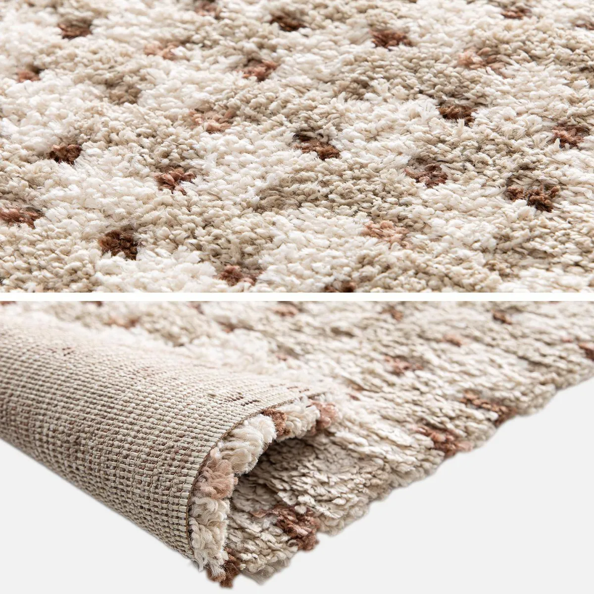 sweeek Tappeto da interno con piccoli motivi multicolore