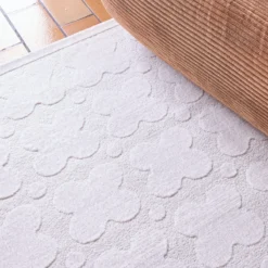 sweeek Tappeto da interno motivo grafico crema