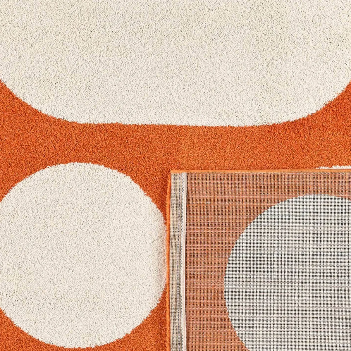 sweeek Tappeto da interno motivo moderno, arancione