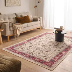 sweeek Tappeto da interno motivo persiano multicolore