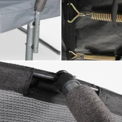 sweeek Tappeto elastico e kit accessori con rete di protezione interna, 3.05m