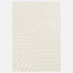 Tappeto interno con archi color crema