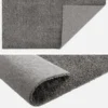 sweeek Tappeto interno in velluto riccio grigio antracite