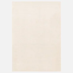 sweeek Tappeto interno in velluto riccio crema
