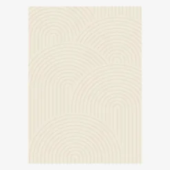 sweeek Tappeto interno motivo archi crema