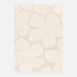 sweeek Tappeto interno motivo fiori crema