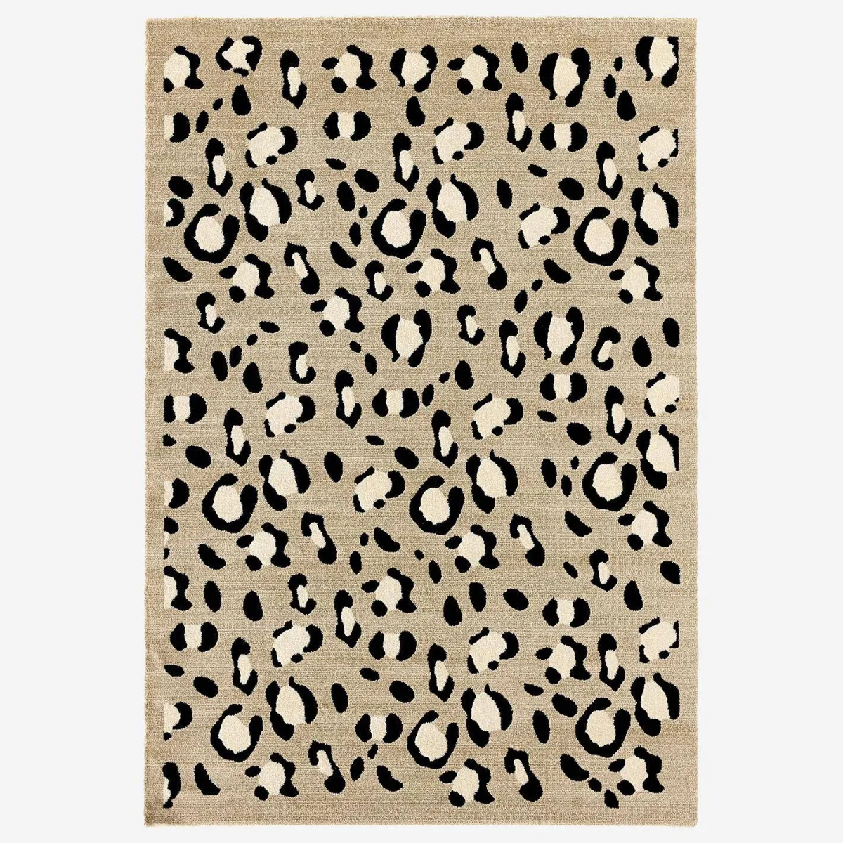 sweeek Tappeto interno motivo leopardo beige