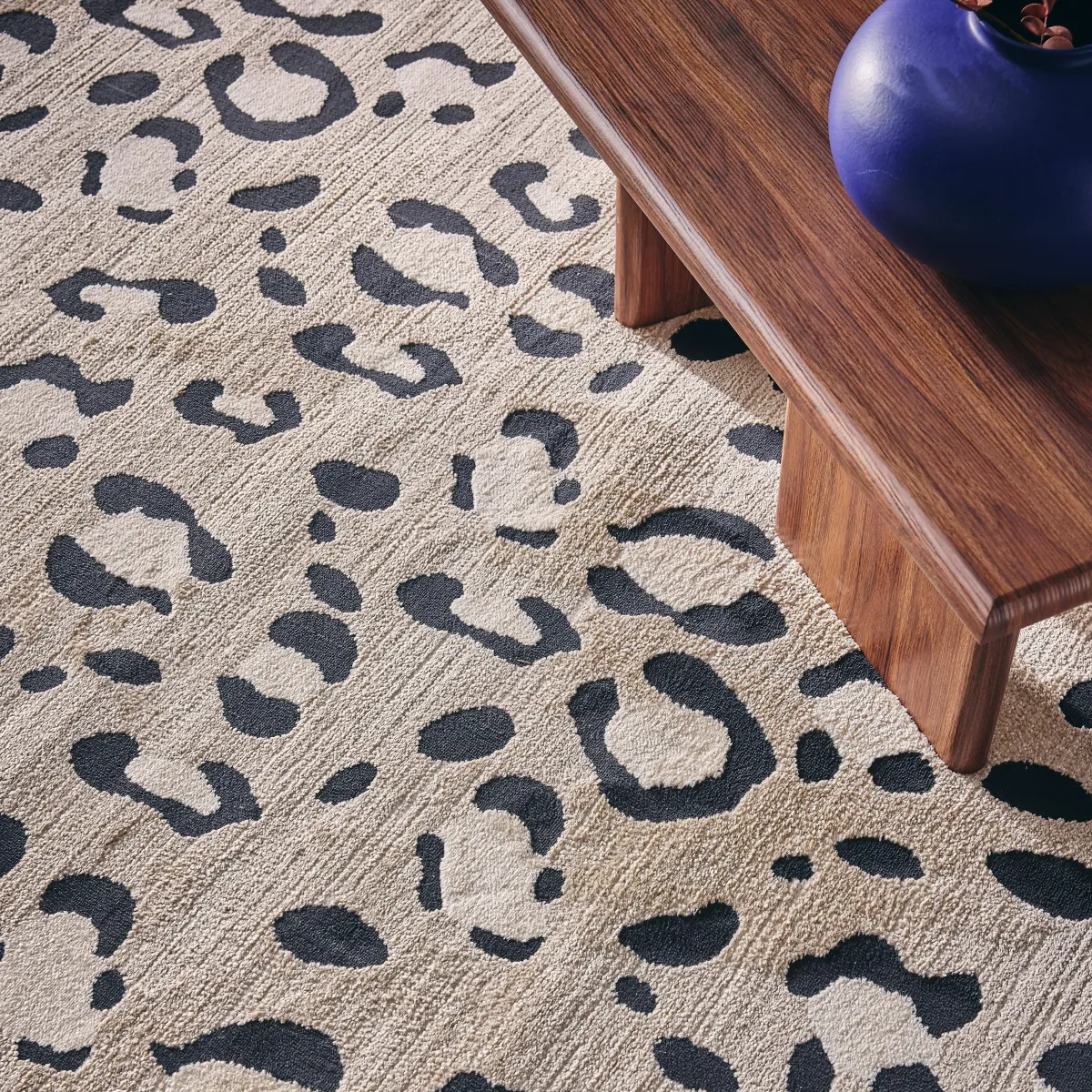 sweeek Tappeto interno motivo leopardo beige