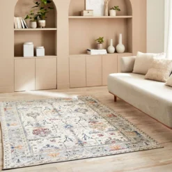 sweeek Tappeto interno motivo orientale/persiano multicolore