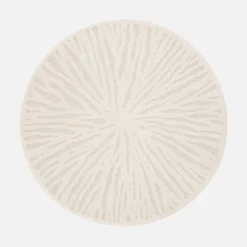 sweeek Tappeto interno rotondo crema, 160cm