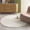 sweeek Tappeto per interni con motivi ondulati in rilievo, 160cm