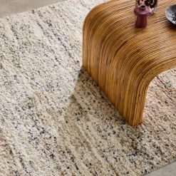sweeek Tappeto per interni con motivo a chiazze, crema