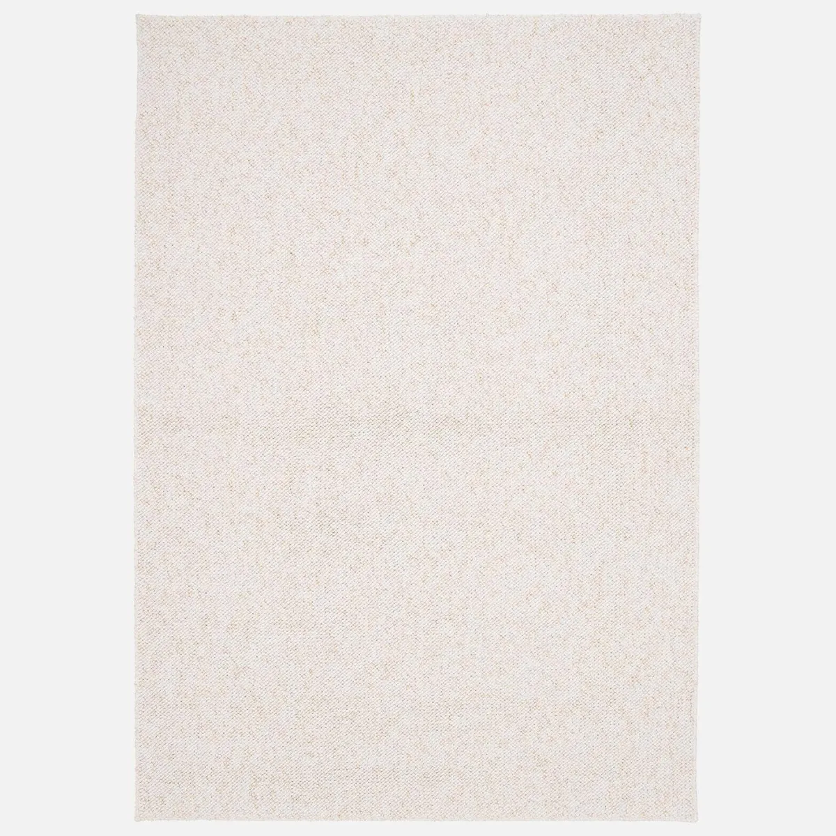 sweeek Tappeto per interni in velluto a pelo lungo effetto screziato color crema