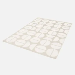 sweeek Tappeto per interno/esterno motivi geometrici crema, beige