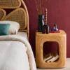 sweeek Tavolino con nicchia, in rattan naturale