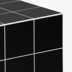 sweeek Tavolino cubico con finitura in ceramica opaca e piastrelle