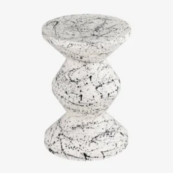 sweeek Tavolino da divano in acciaio smaltato, motivo maculato, 47cm