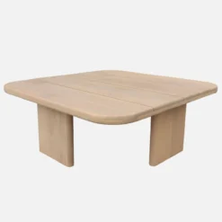 sweeek Tavolino da giardino quadrato in legno di acacia, 70cm