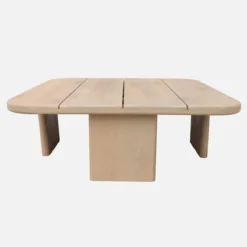 sweeek Tavolino da giardino quadrato in legno di acacia, 70cm