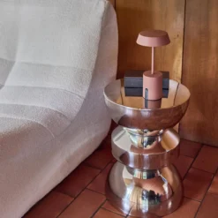 sweeek Tavolino da salotto e comodino in acciaio inossidabile