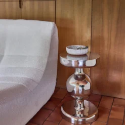 sweeek Tavolino da salotto e comodino in acciaio inossidabile
